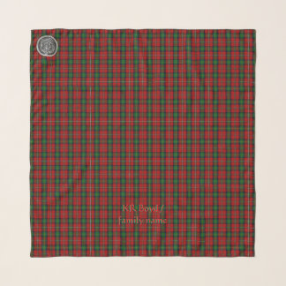 Your name / initials on Boyd Clan Family Tartan Scarf