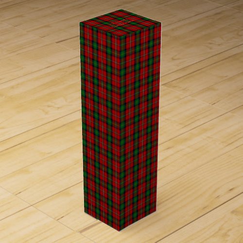 Your name  initials on Boyd Clan Family Tartan Wine Box