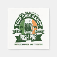 Your Name Irish Pub | Personalize St Patrick's Day