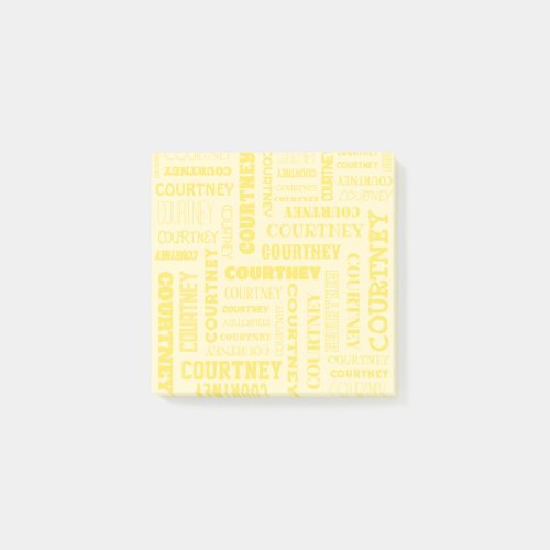 Your Name is All Over These Post_it Notes