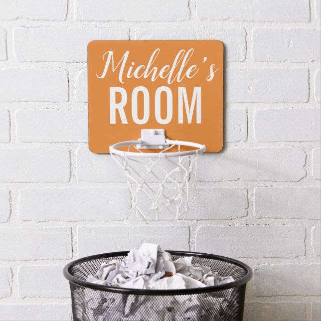 Your Name Mini Basketball Hoop (In Situ)