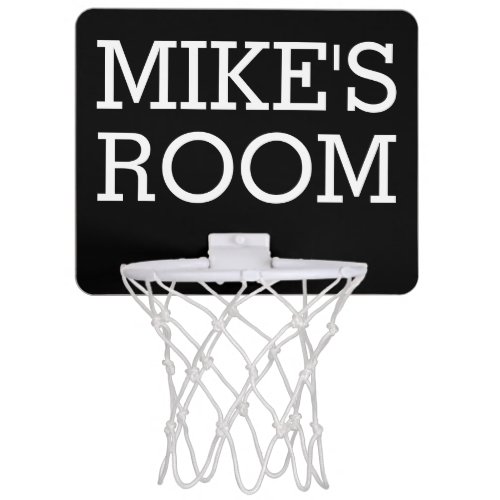 Your Name Mini Basketball Hoop