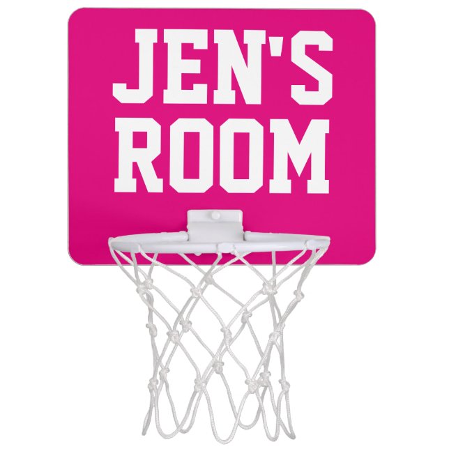 Your Name Mini Basketball Hoop (Front)