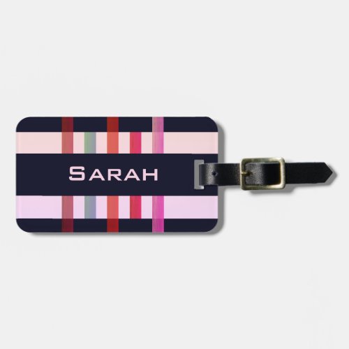 Your Name  Modern Weaving Stripes Luggage Tags