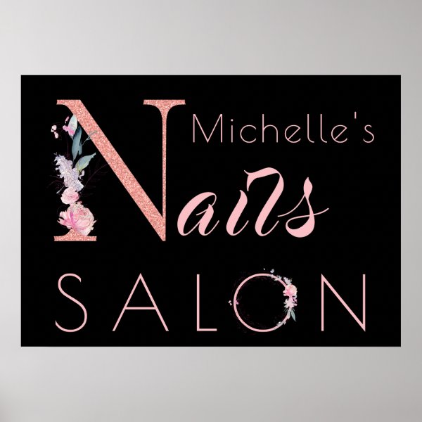 Nail Salon Posters & Prints Zazzle