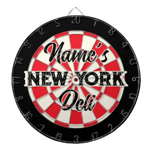 Your Name NEW YORK Deli Vintage Style NYC Pride Dart Board
