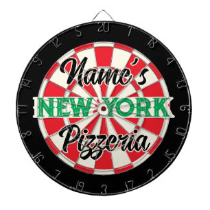 Your Name NEW YORK Pizzeria Vintage Style NY Pride Dart Board