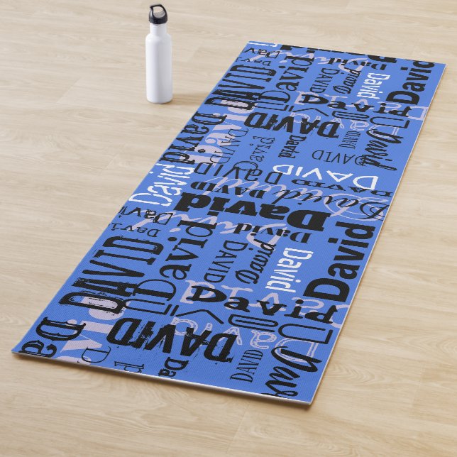 YOUR NAME ON A YOGA MATT Customizable Name matt Yoga Mat (In Situ)