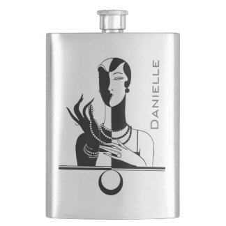Your Name on this Fashion Model Flask