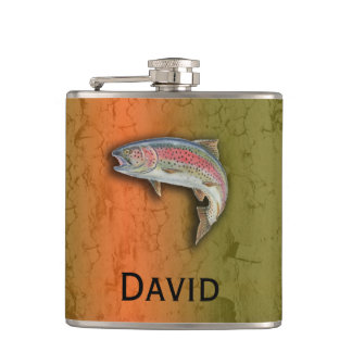 Your Name on this Rainbow Trout Flask