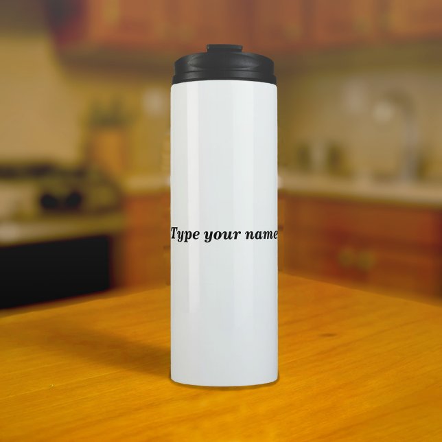 Your Name on White Tumbler (White tumbler with your name)