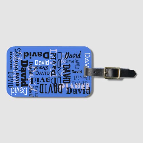 YOUR NAME on your PHONE Iphone Customizable Case_M Luggage Tag