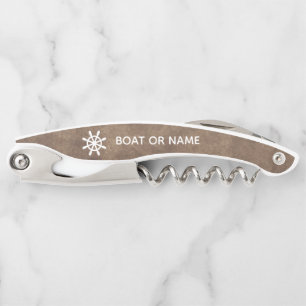 Your Name or Boat Name Vintag Nautical Waiter's Corkscrew