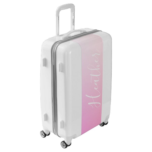 ombre suitcase