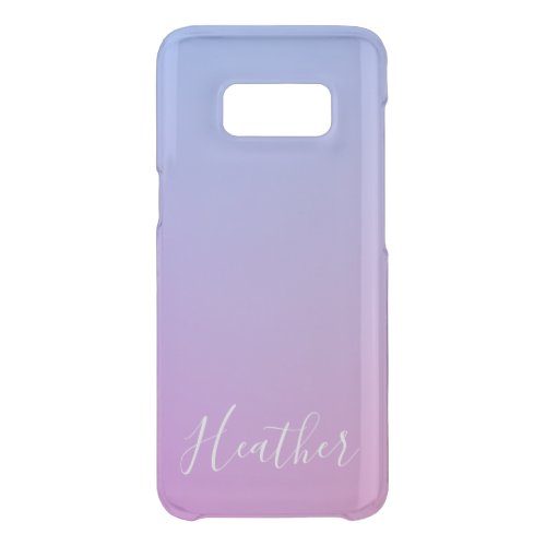 Your Name or Word  Purple Pink  Blue Gradient Uncommon Samsung Galaxy S8 Case