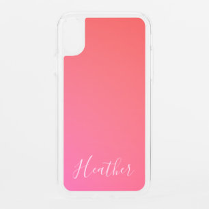 Your Name or Word   Sunset Ombre Gradation iPhone XR Case