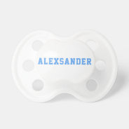 Your Name Pacifier Choose Favorite Font And Colors at Zazzle