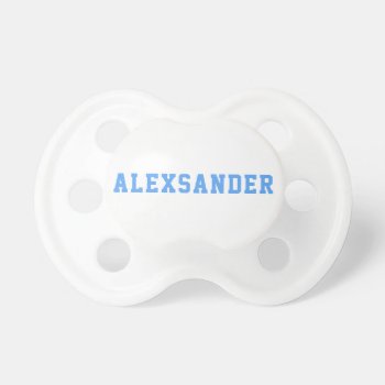 Your Name Pacifier Choose Favorite Font And Colors by Migned at Zazzle