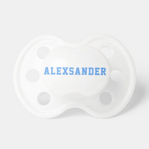 Your Name Pacifier Choose Favorite Font and Colors