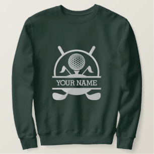 Your Name Personalized Golf Embroidered Gift Sweatshirt