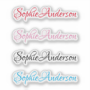 Your Name Personalized Sticker