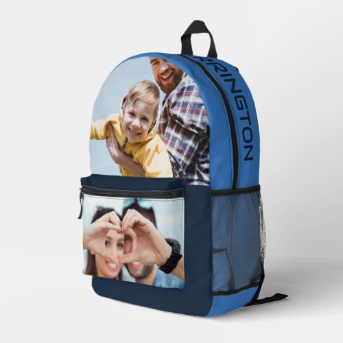 YOUR Name  Photos custom Printed Backpack