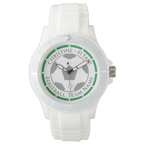 Your Name plus Football Team Name Watch