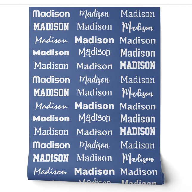 YOUR NAME Repeating Custom Color Wallpaper (Unrolling)