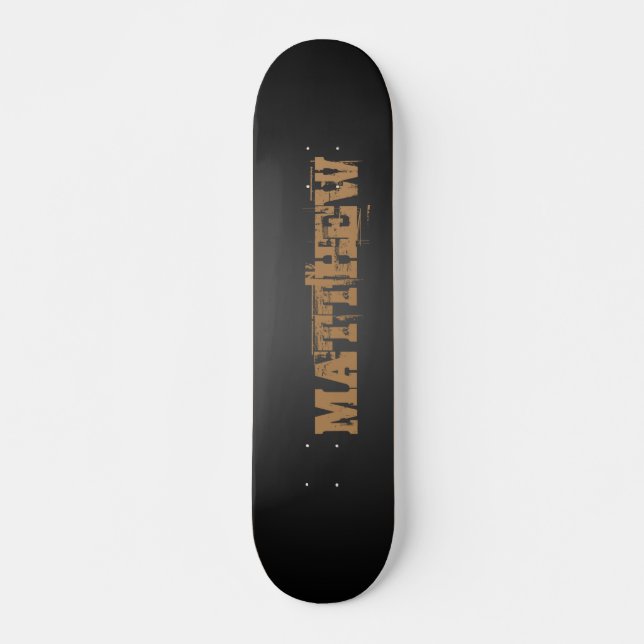 Your Name Skateboard Deck (Front)