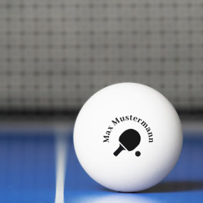 Your name table tennis ping pong ball