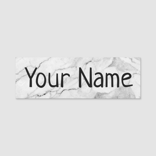 your name tag (Front)