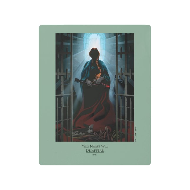 Your Name Will Disappear Metal Print (Front)