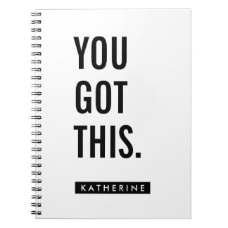 Your Name | You Got This Notebook