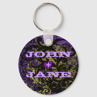 Your Name + Your Honey's Name Keychain