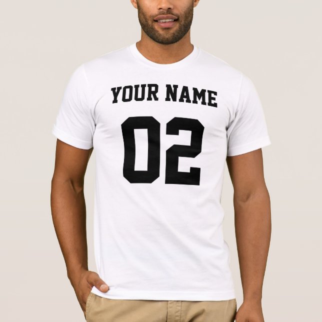 Your Name Your Number T-Shirt (Front)