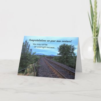 Your New Venture! Card by inFinnite at Zazzle
