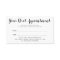 Your next appointment - Reminder Bold Minimalist