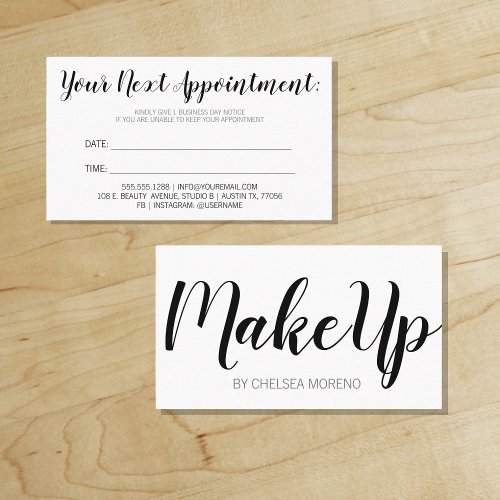 Your next appointment _ Reminder Bold Minimalist