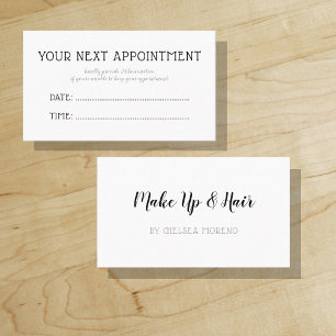 Your next appointment - Reminder - Minimalist Card