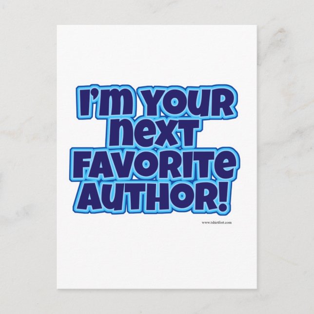 Your Next Favorite Author Postcard (Front)
