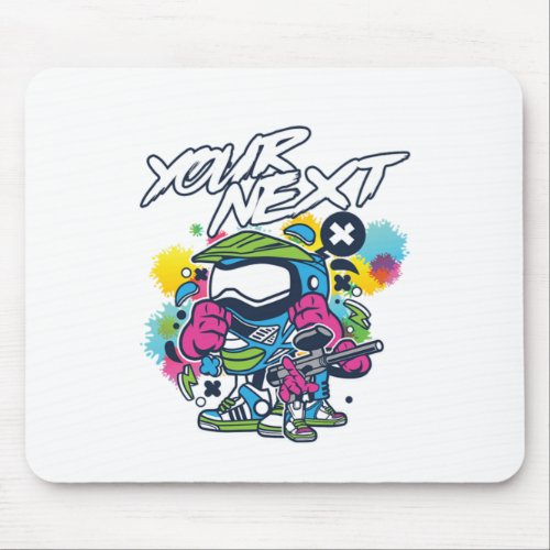 Your Next Paintball Player Paintball Game Marker G Mouse Pad