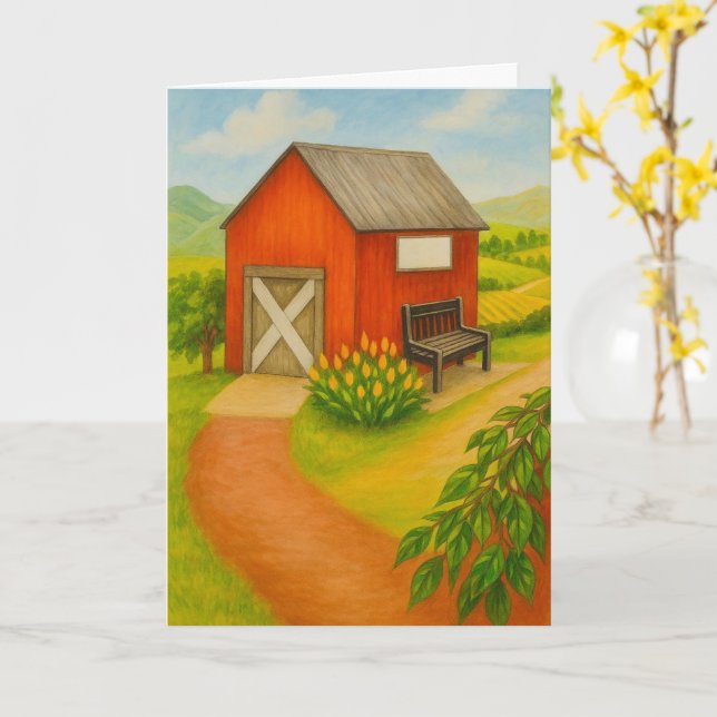 Your Next Path Looks Beautiful — Retirement Card (Yellow Flower)