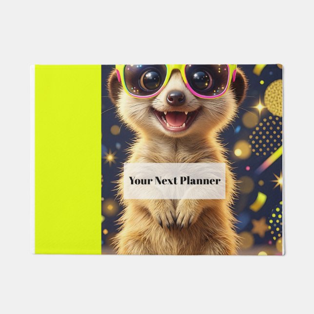 Your Next Planner – Meerkat Notebook Cover Doormat (Front)