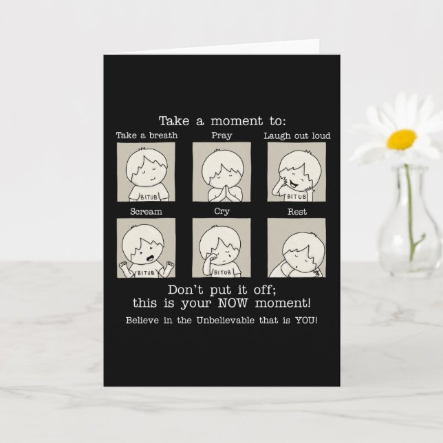 Your NOW Moment Card (Small Plant)