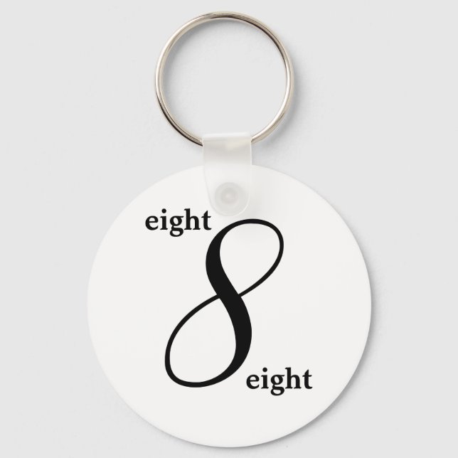 Your number keychain (Front)