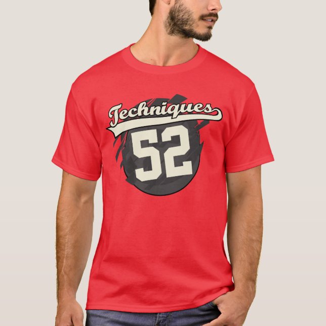 YOUR NUMBER Personalized Techniques T-Shirt (Front)
