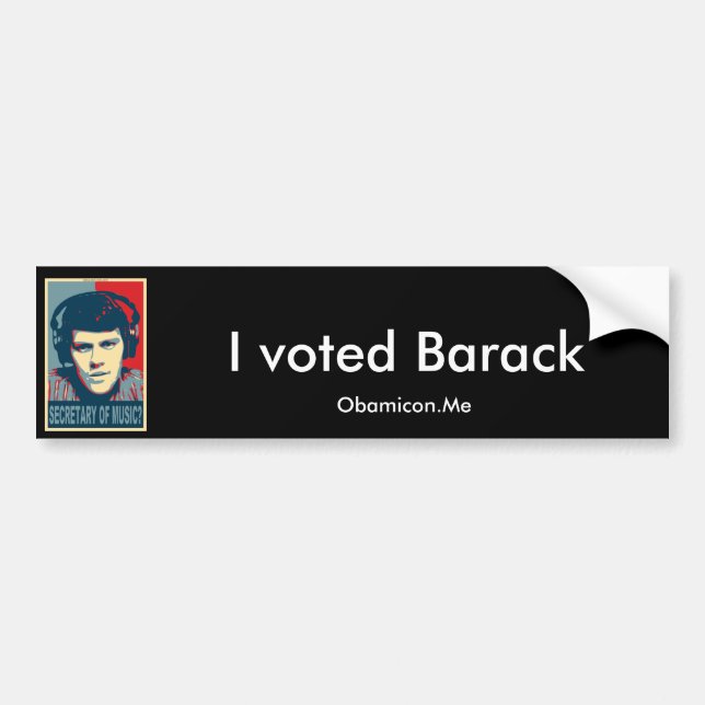 Your Obamicon.Me Bumper Sticker (Front)