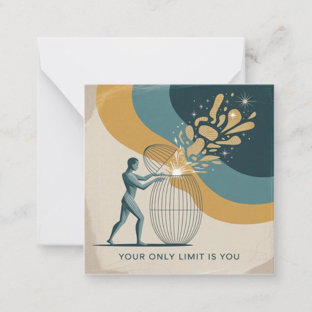 Your Only Limit Is You Note Card (Front)