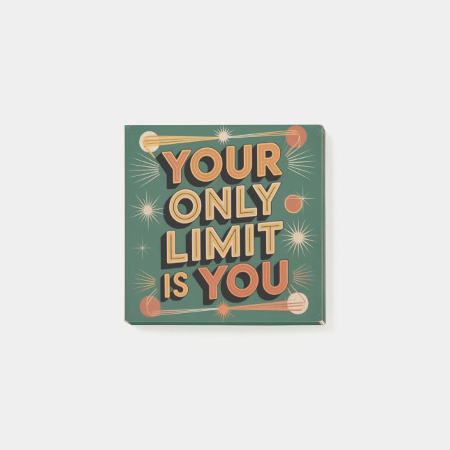 Your Only Limit Is You Post-it Notes (Front)