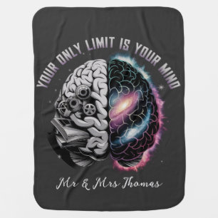 Your Only Limit is Your Mind: Motivational Quote t Baby Blanket